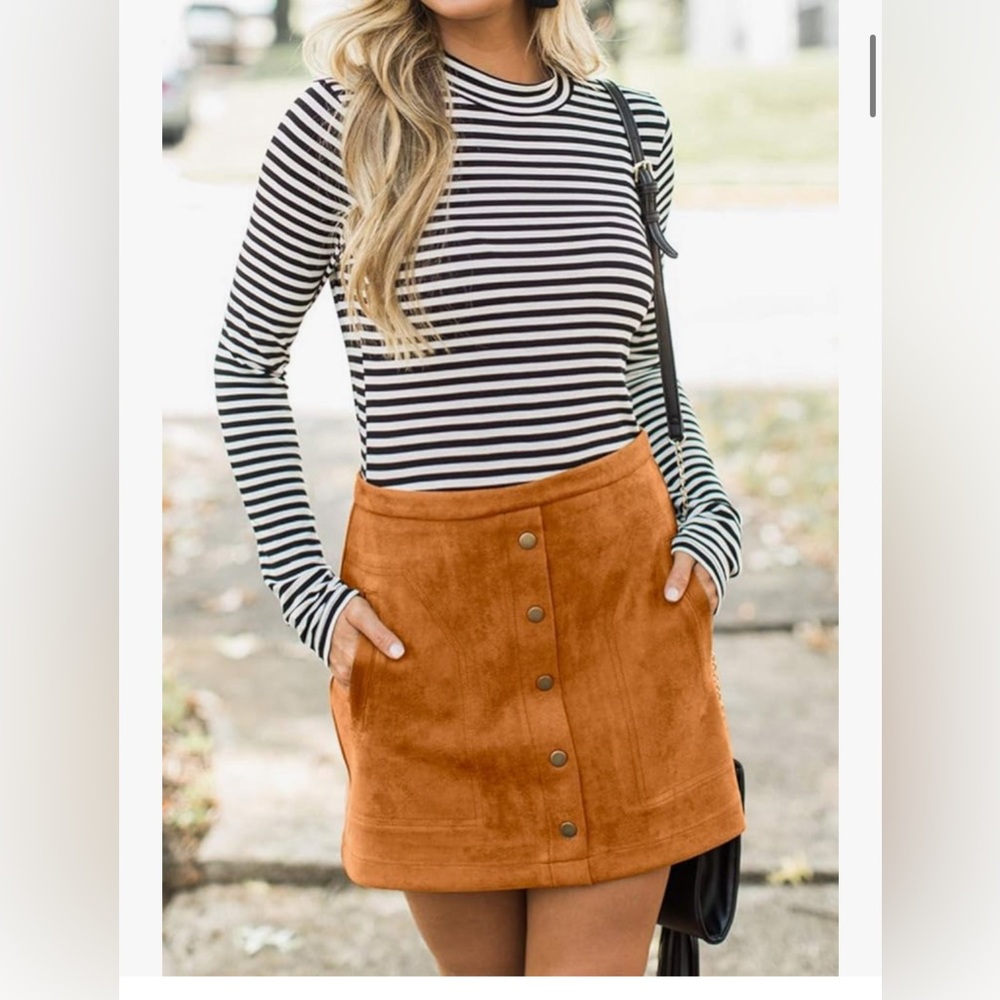 Vestidos Brown Mini Skirt L